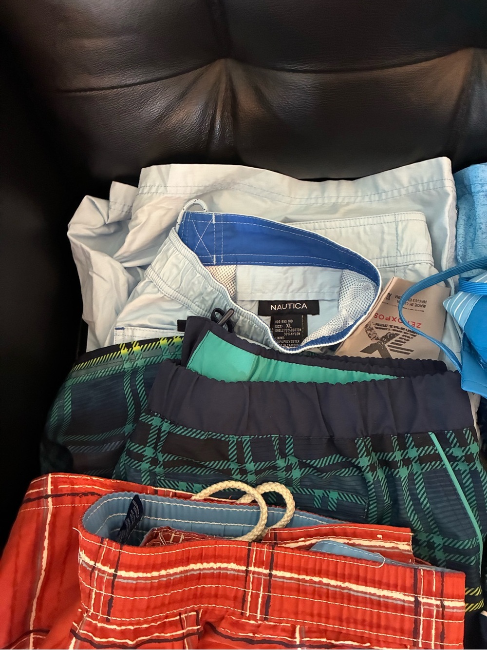 Xersion and Nautica and Caribbean Joe Mixed-Pattern Swim Shorts